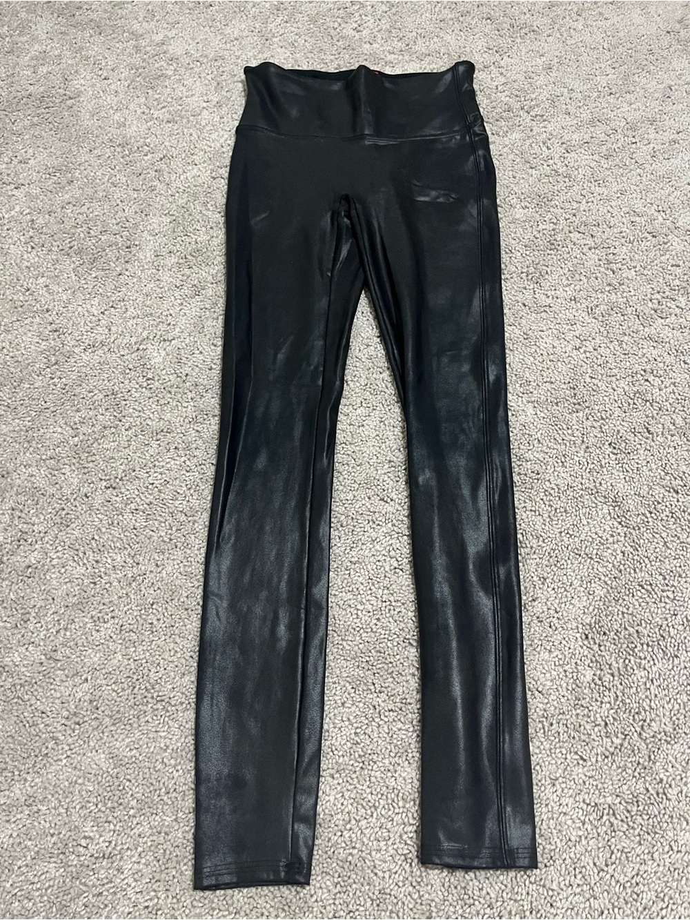 Spanx Faux Leather Leggings Black size Small